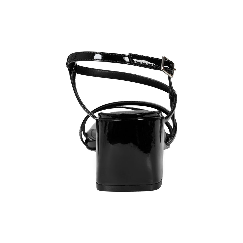 Jeci Strappy Sandal - Black Patent / Marc Fisher For Sale