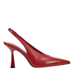 Esther Leather Slingback Pump - Red Leather / Marc Fisher Sale