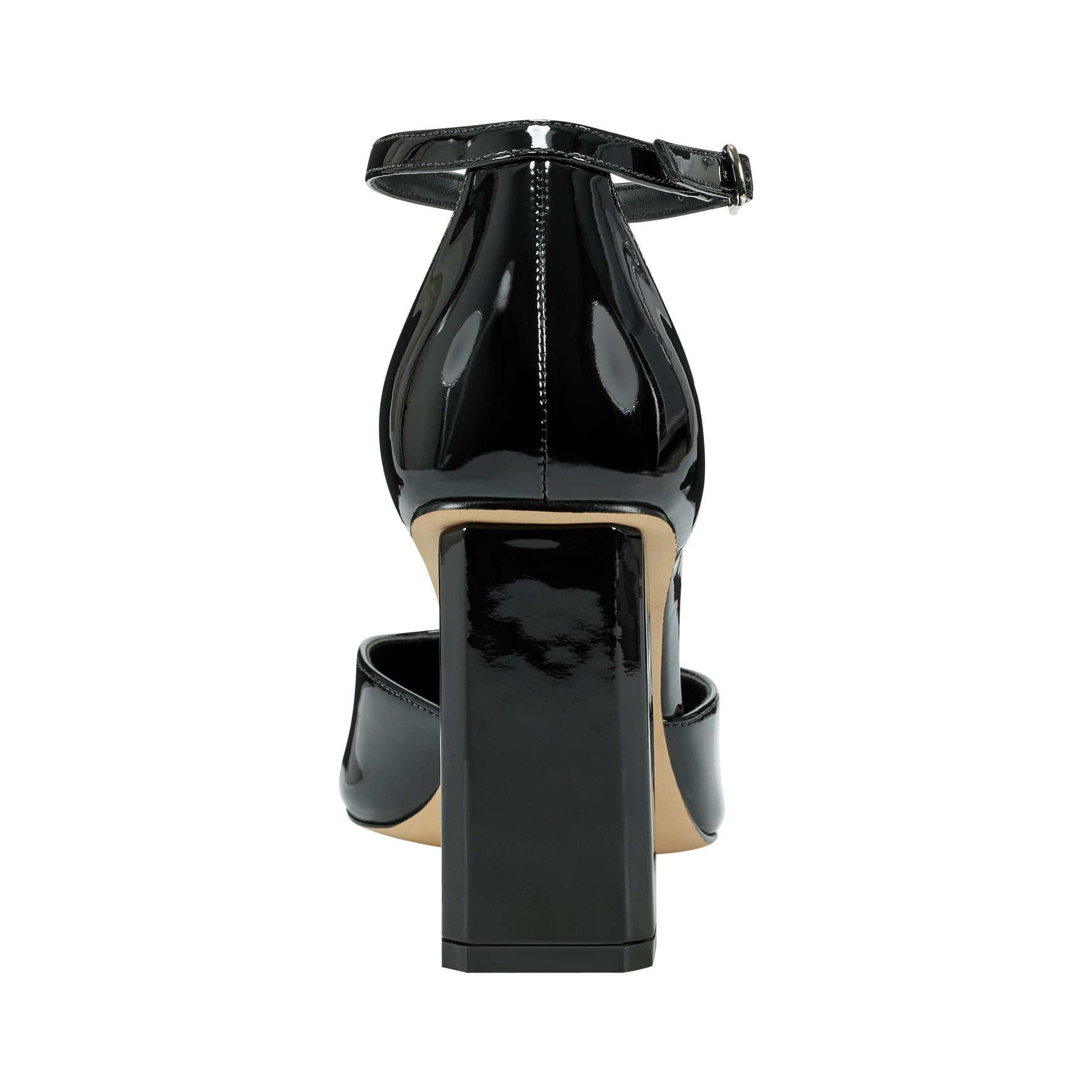 Demeter Ankle Strap Pump - Black Patent / Marc Fisher Outlet