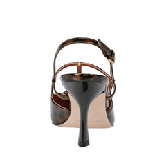 Remmi Strappy Slingback Pump - Patent Leopard / Marc Fisher Discount