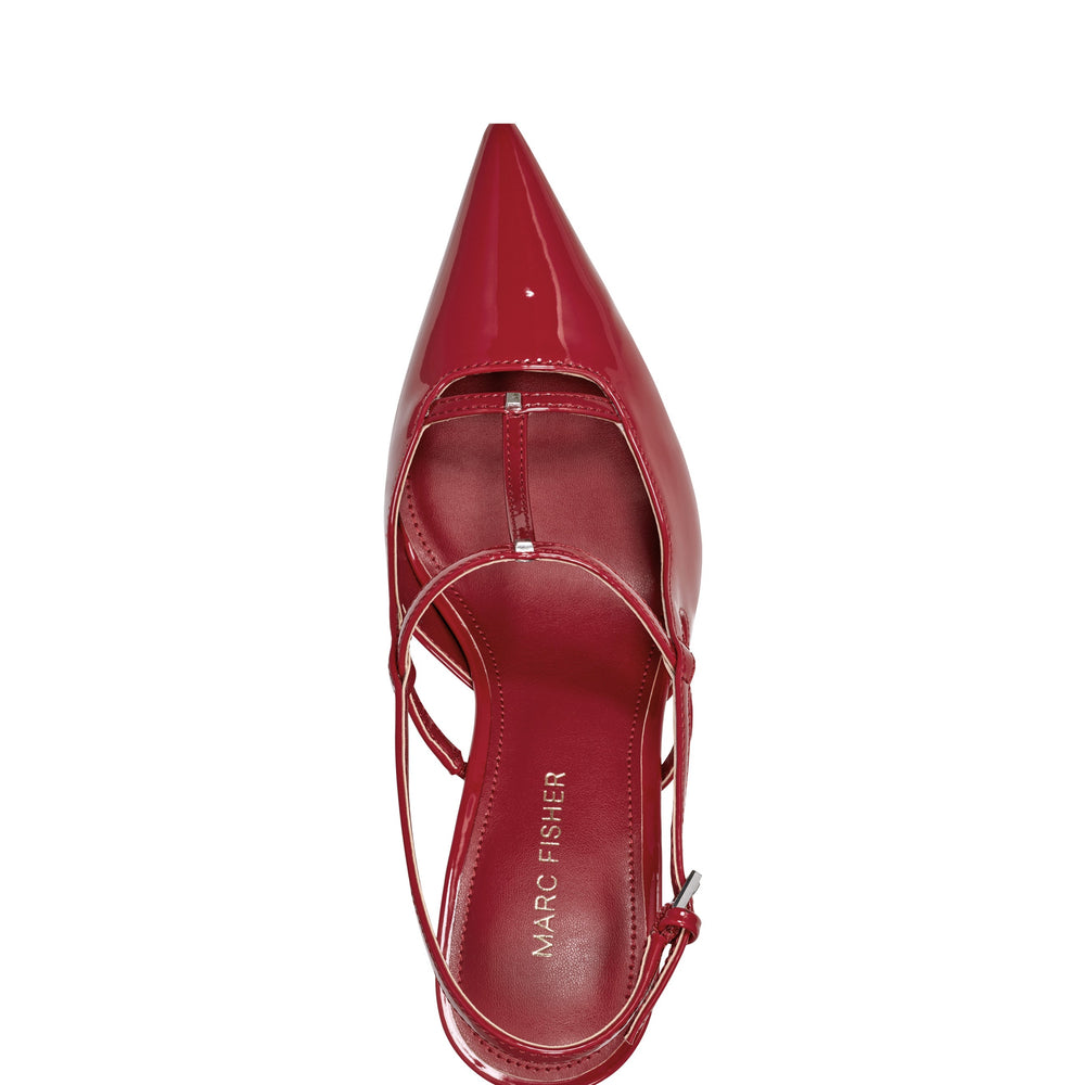 Remmi Strappy Slingback Pump - Red Patent / Marc Fisher Sale