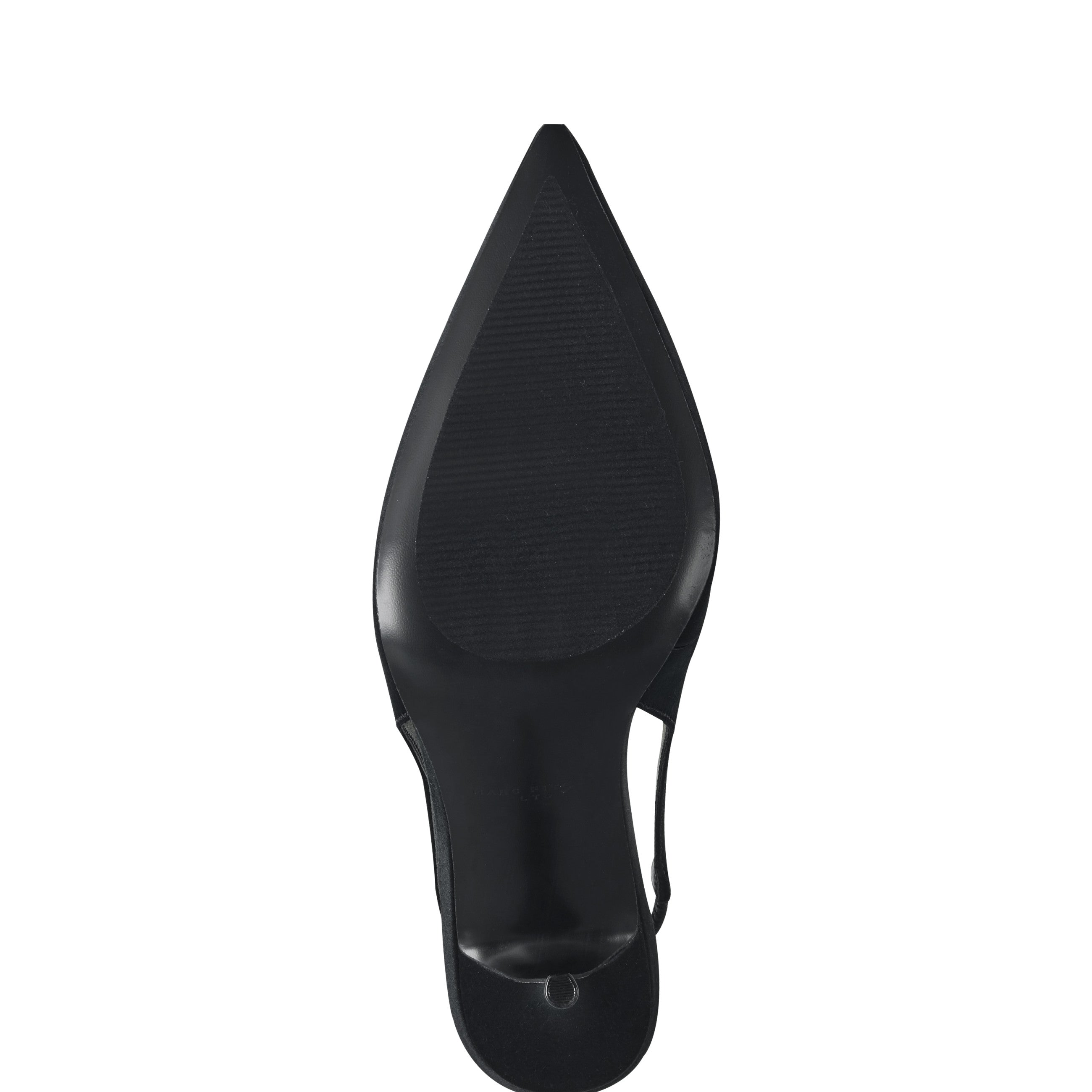 Leynne Slingback Pump - Black Satin / Marc Fisher Outlet