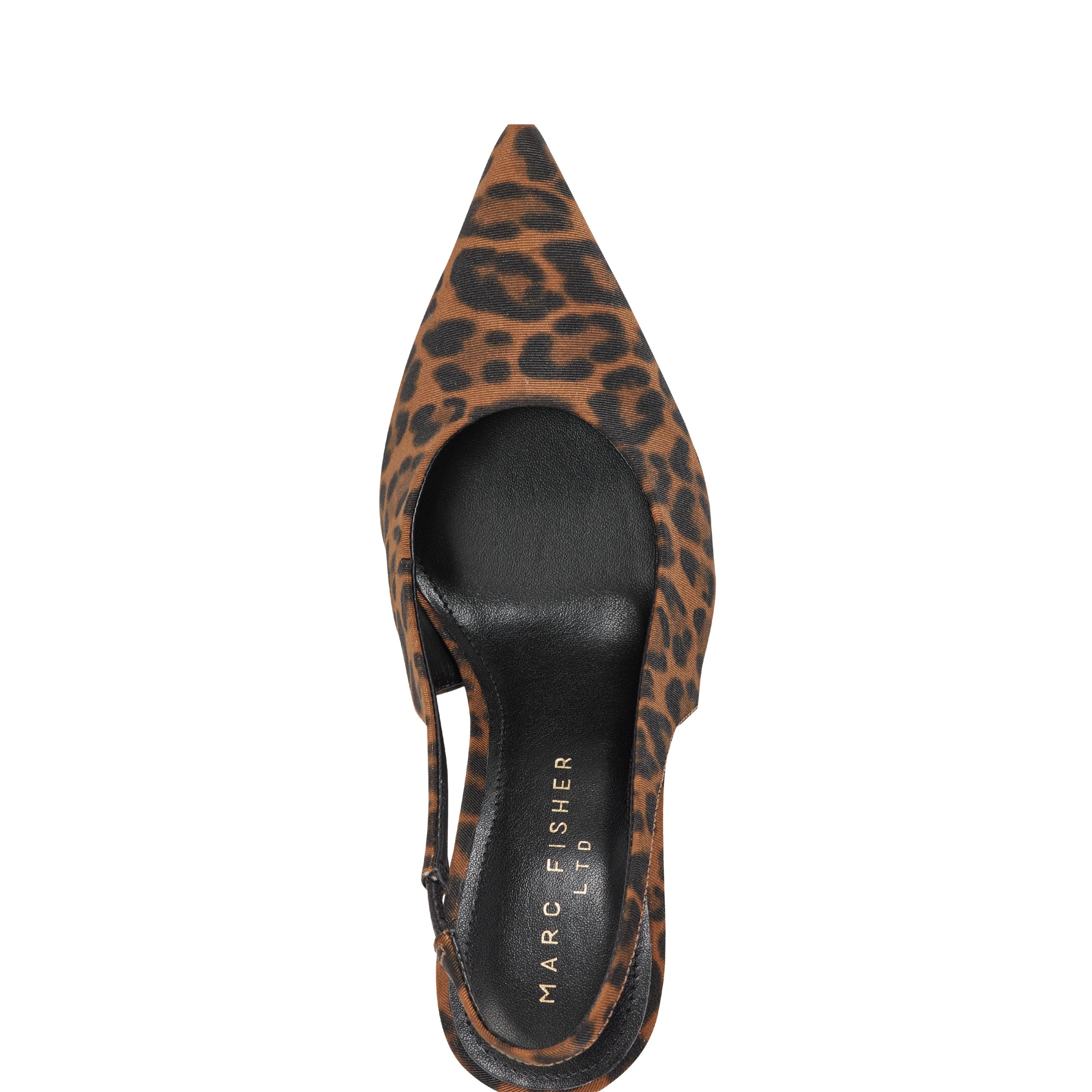 Leynne Slingback Pump - Leopard Printed Leather / Marc Fisher Discount
