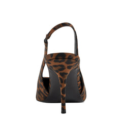 Leynne Slingback Pump - Leopard Printed Leather / Marc Fisher Discount