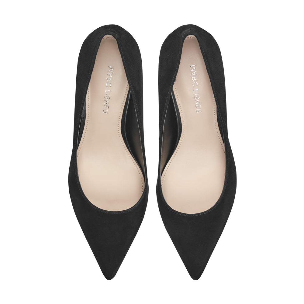 Alola Pump - Black Suede / Marc Fisher Discount
