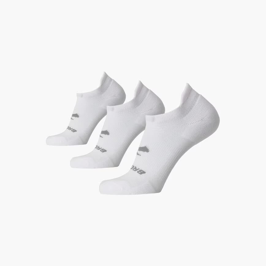 Brooks Running Run-In No Show Sock 3-Packs | Running Apparel & Gear