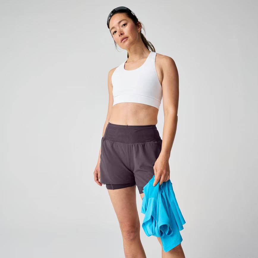 Brooks Running Women's High Point 3" 2-in-1 Short 2.0 | Trail Performance Gear