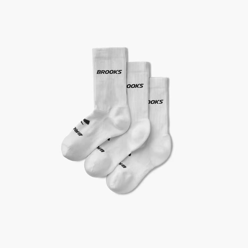 Brooks Running Unisex Run-In Crew Performance Socks