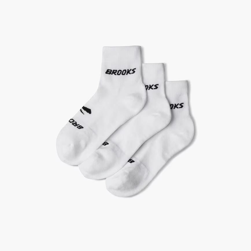 Brooks Running Run-In Quarter Socks (3-Pack)