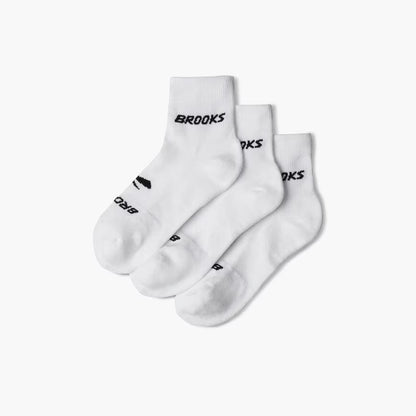 Brooks Running Run-In Quarter Socks (3-Pack)