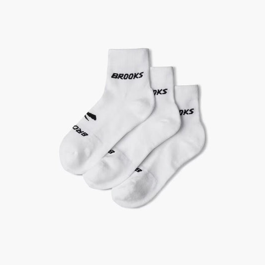 Brooks Running Run-In Quarter Socks (3-Pack)