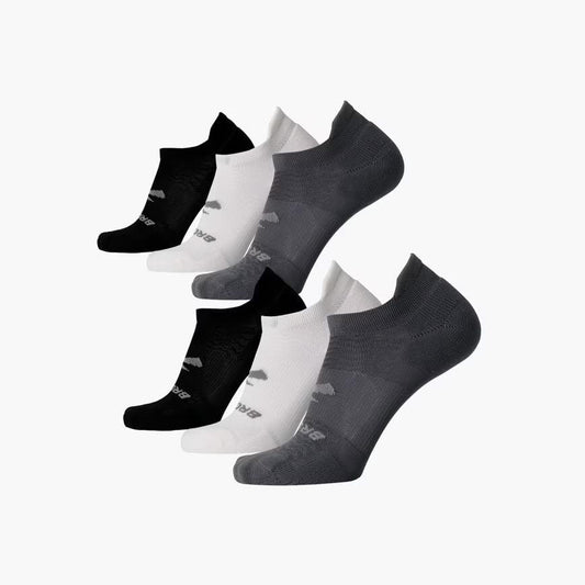 Brooks Running Run-In No Show Sock 6-Packs | Running Apparel & Gear