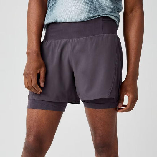 Brooks Running Men's High Point 5" 2-in-1 Short 2.0 | Trail Performance Gear