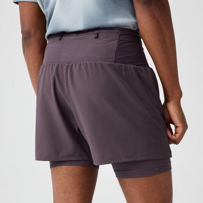 Brooks Running Men's High Point 5" 2-in-1 Short 2.0 | Trail Performance Gear