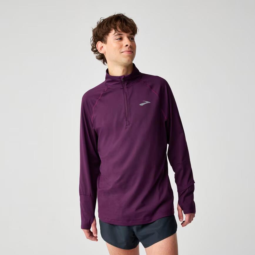 Brooks Running Men's Dash 1/4 Zip 3.0 Long Sleeve