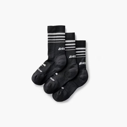 Brooks Running Unisex Run-In Crew Performance Socks