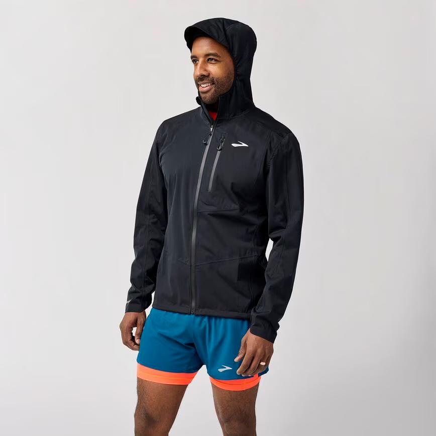 Brooks Running Men's High Point Waterproof Jacket 2.0