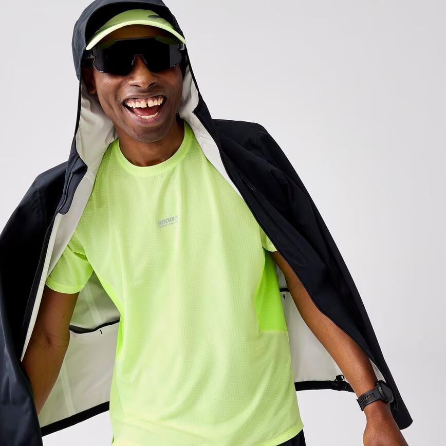 Brooks Running Men's High Point Waterproof Jacket 2.0