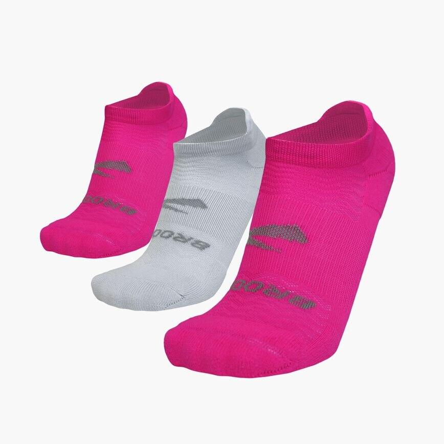 Brooks Running Run-In No Show Sock 3-Packs | Running Apparel & Gear